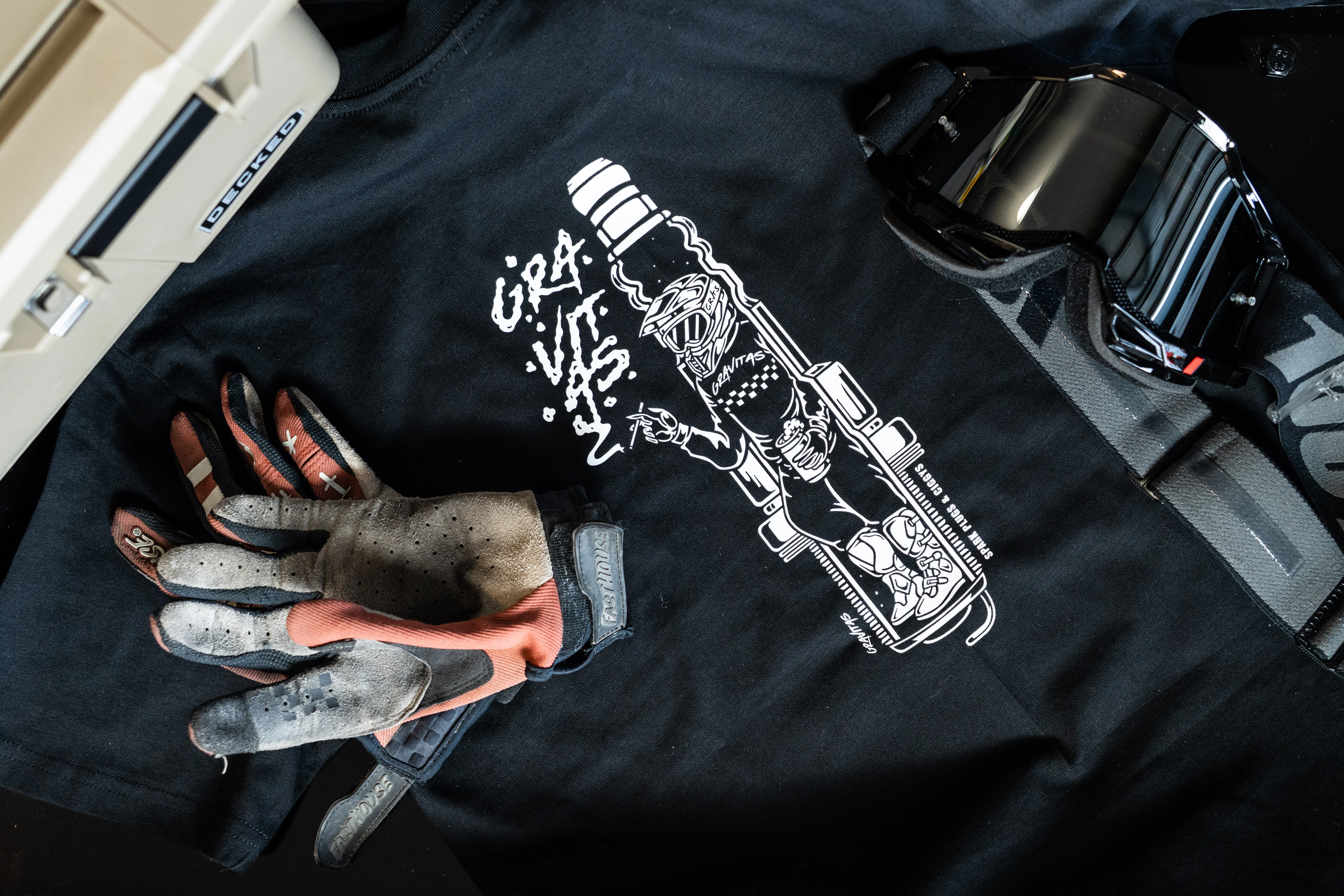 Spark Plug Tee Black - Image 3