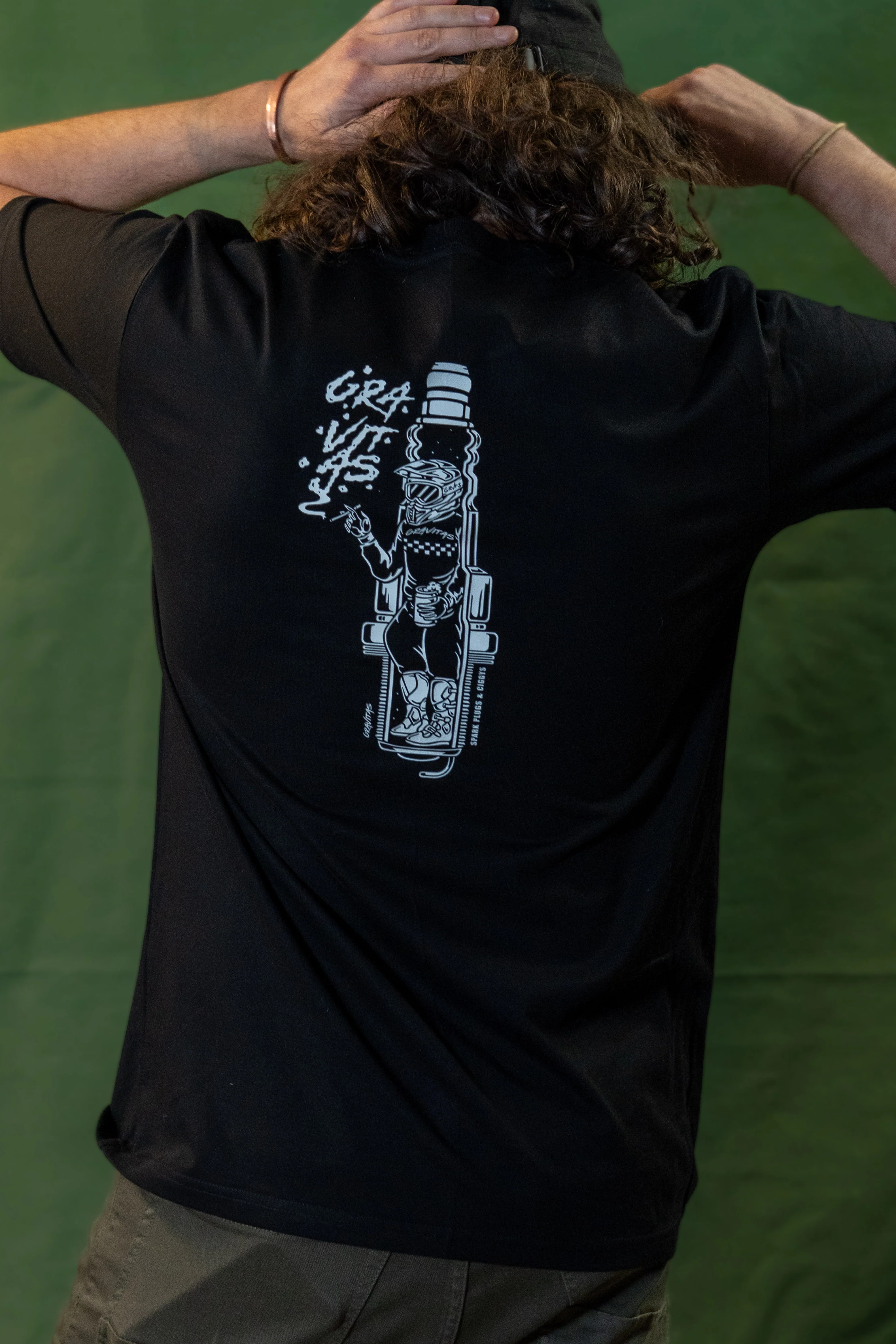 Spark Plug Tee Black - Image 5